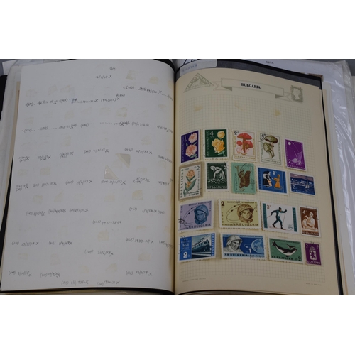 454 - Vintage Stamp Album of Worldwide definitive and Pictorial Stamps (A to E) including Austria, Cuba, B... 