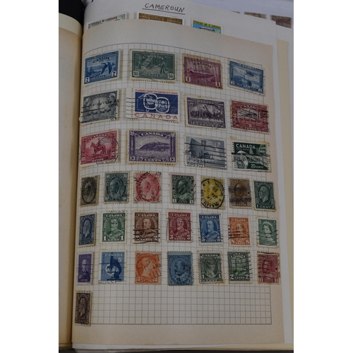 454 - Vintage Stamp Album of Worldwide definitive and Pictorial Stamps (A to E) including Austria, Cuba, B... 