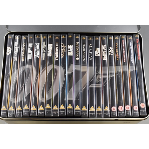 489 - James Bond 007 DVD Collection in original Tin (20 Discs Starting with Doctor No)