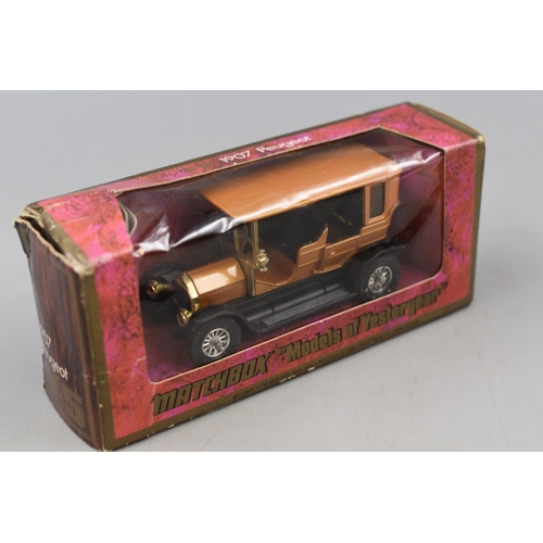 496 - Selection of 4 Boxed Matchbox Models of Yesteryear including RAF Tender, Rolls Royce Silver Ghost an... 