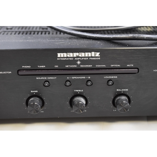 519 - Marantz PM6005 Integrated Amplifier Powers Up When Tested