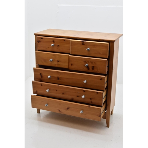 544 - Seven Drawer Wooden Unit  approx 37