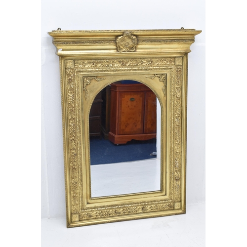 573 - Large Decorative Gilt Framed Mirror approx 53