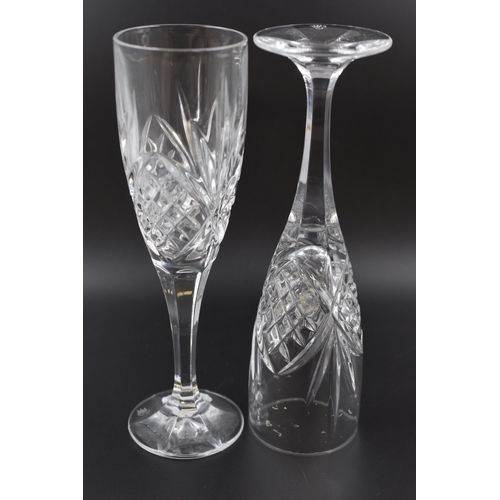 260 - Set of 4 Royal Doulton Champagne Glasses