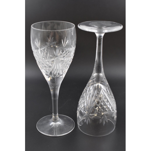 261 - Set of 8 Edinburgh Crystal Wine Glasses