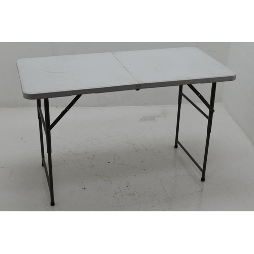 575 - Folding PVC Table with Folding Steel Legs (Ideal for Car Boots)