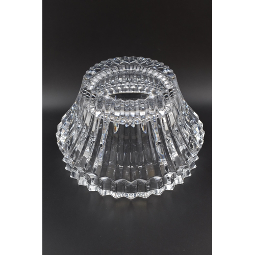 268 - Large Heavy Vintage Ricci Argentieri Case Crystal Bowl 9.5