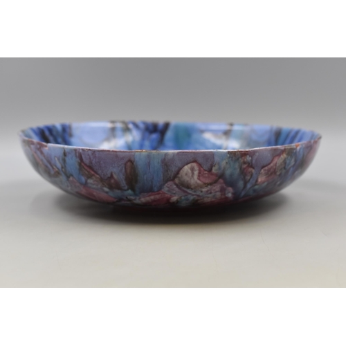 290 - Studio Pottery Hand Painted Terracotta Bowl (32cm)