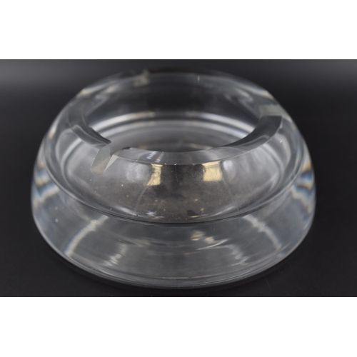 262 - Heavy Clear Glass Pin Dish approx 5.5