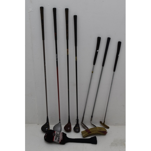 570 - Selection 0f 7 Golf Clubs including Diawa, Ben Sayers, Firestick and more