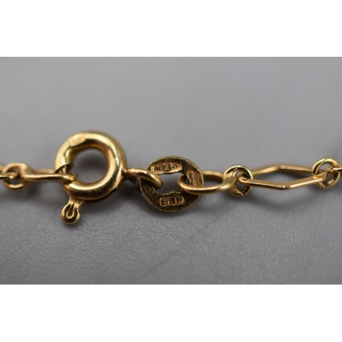 7 - Gold 375 (9ct) Chain Bracelet