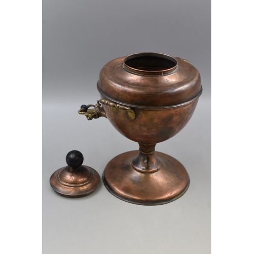 271 - Vintage Copper and Brass Sanovar (14