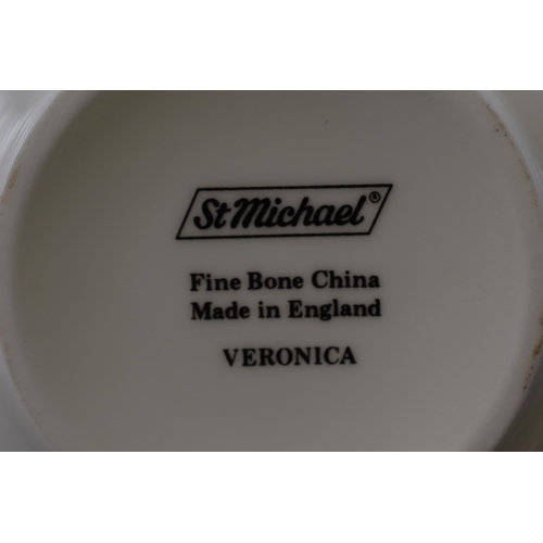 300 - Marks and Spencers St Michaels Veronica Tea Set (25 Pieces)