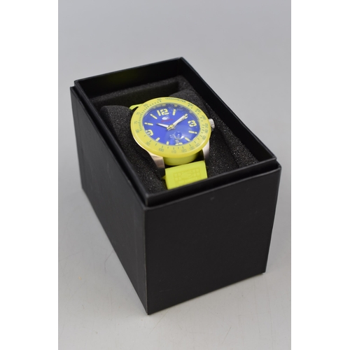 80 - Band New Divers Style Waterproof Time and Date Watch in original gift box with tags ideal christmas ... 