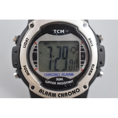 96 - TCM Multifactional Watch in Case