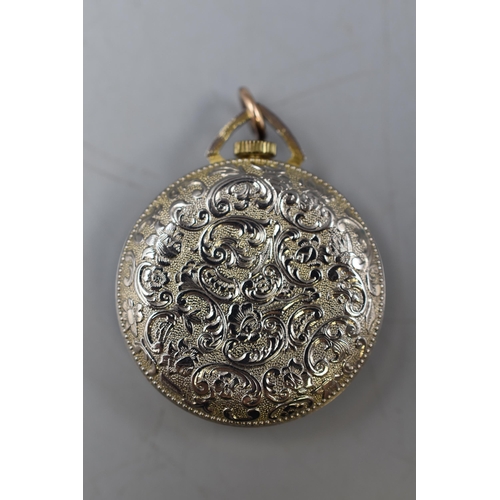 100 - Trelawn Mechanical Pendant / Pocket Watch Displaying Signs of The Zodiac (Working)