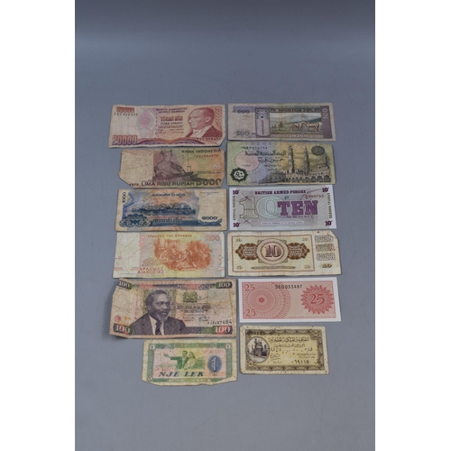 140 - Selection of Mixed Worldwide Banknotes