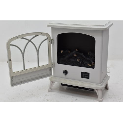 434 - Boxed Electric LED Heater Real Flame Affect Working at Testing