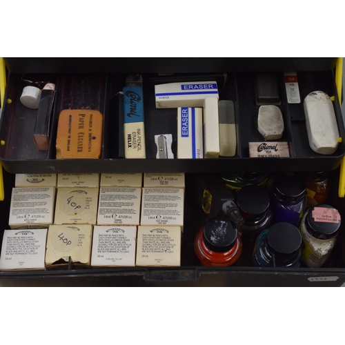 439 - Selection of Ink Drawing Material's and Inks Mainly Windsor and Newton in Original Boxes