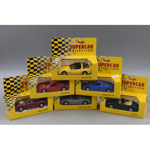 442 - Selection of Eleven Boxed Die Cast Toys. Includes Maisto Supercar Collection and Burago.