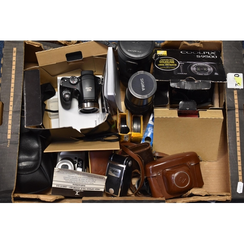 453 - Selection of Both SLR and Digital Cameras and Accessories including Nikon, Sigma Lens, Fujifilm and ... 