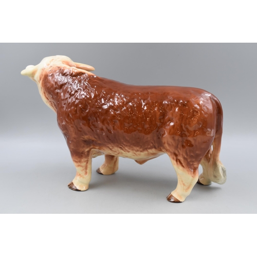 219 - Large Melbaware Ceramic Bull Figure (16