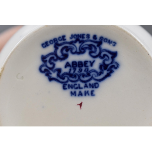 233 - Mixed Lot of Antique Blue and White pottery to include George Jones and Sons Tea Pots marked Abbey 1... 