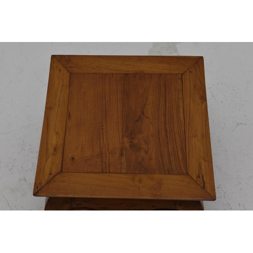 503 - Chinese Opium Style Solid wood Side Table (20