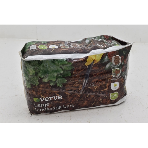 537 - Unopened 100 Litre Bag of Verve Landscape Bark