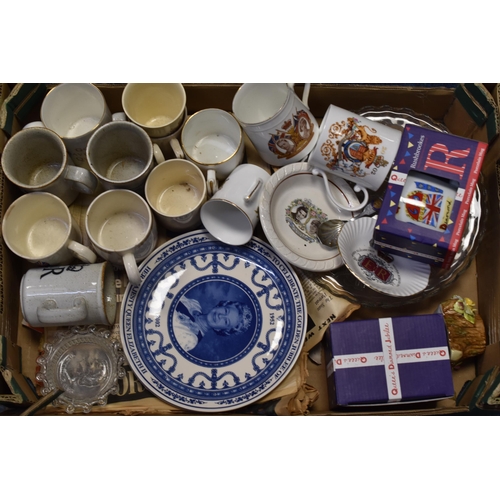 612 - Large Selection of Royal Commemorative Ware including, Ephemera, Mugs, Plates and More