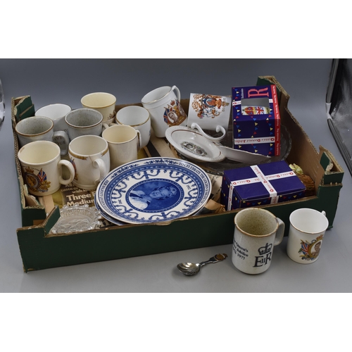 612 - Large Selection of Royal Commemorative Ware including, Ephemera, Mugs, Plates and More