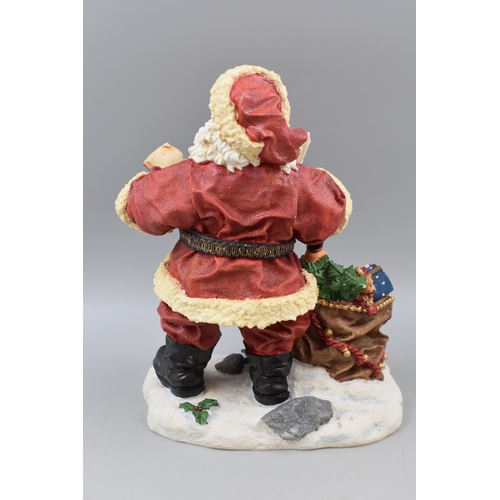 567 - Large Father Christmas Statue 12