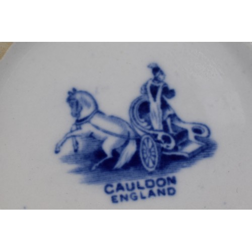 600 - Selection of Blue & White Pottery to include Copeland Spode, Cauldon and Old Foley (af)