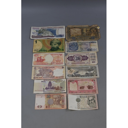 139 - Selection of Mixed Worldwide Banknotes