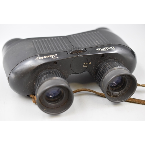 326 - Pair of Halina Binoculars In Soft Case