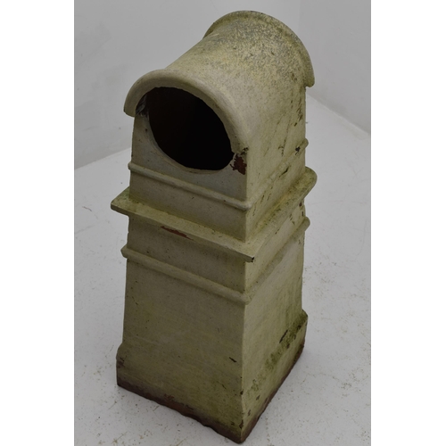 521 - Extra Large Heavy Chimney Pot. Approx. Height 34 inch and 13 inch at the base.