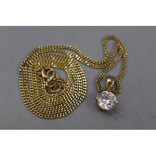 5 - 9 Carat Gold Necklace with Pendant