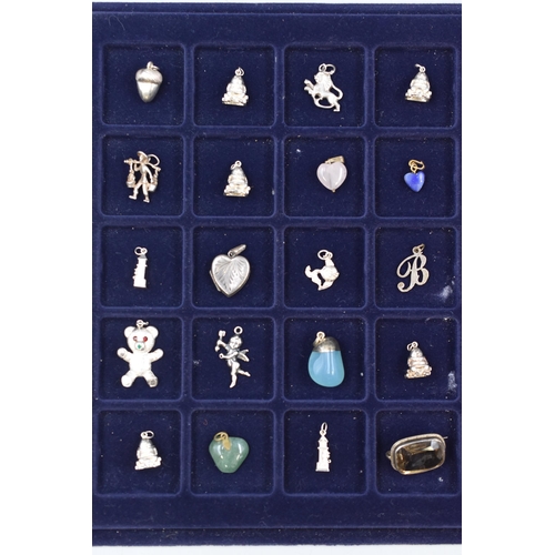 36 - Forty Jewellery Items Includes Silver Brooches, Pendants and Charms