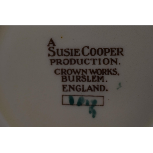 377 - Selection of Susie Cooper Dresden Sprays Green Crown Works Burslem 1930's to include Two Tureen Plat... 