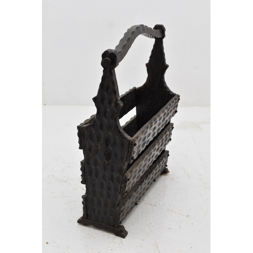 378 - Rustic Magazine Rack approx 26