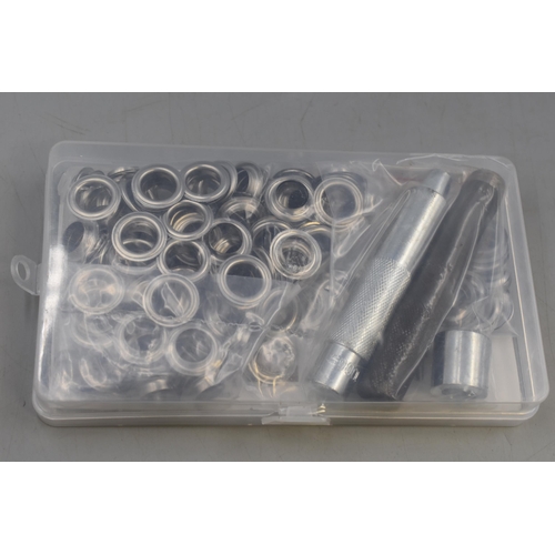 413 - Brand New 12mm Grommet Eyelet Kit 153 pieces