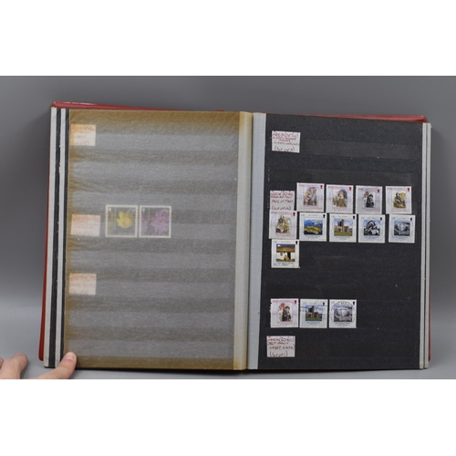 484 - Two Stock albums Containing a Selection of Commemorative Stamps of The isle of Man (1998 to 2004) an... 