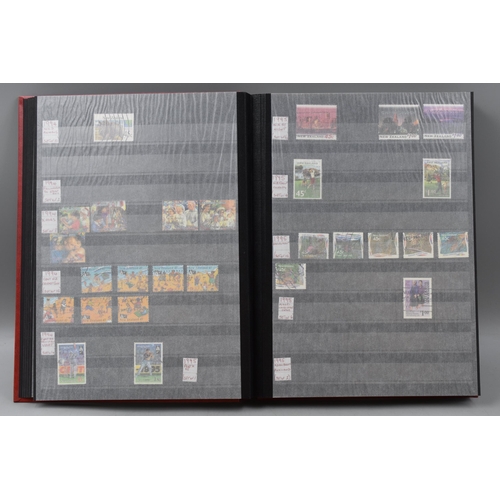 485 - Three Stock Albums containing New Zealand definitives, commemoratives and special stamps