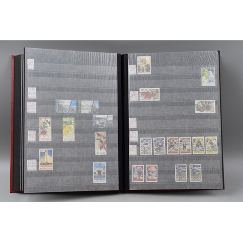 485 - Three Stock Albums containing New Zealand definitives, commemoratives and special stamps