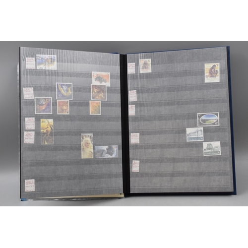 485 - Three Stock Albums containing New Zealand definitives, commemoratives and special stamps