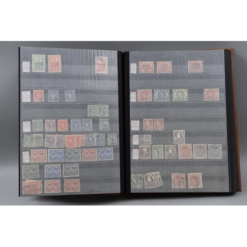 486 - Stock Book Containing a selection of Australian definitives, commemoratives and special stamps datin... 