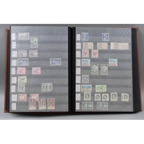 486 - Stock Book Containing a selection of Australian definitives, commemoratives and special stamps datin... 