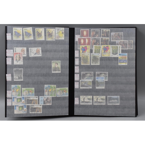 487 - Three Stock Books Containing a Large selection of Irish Stamps Dating From 1983 to Present