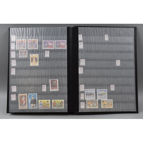 487 - Three Stock Books Containing a Large selection of Irish Stamps Dating From 1983 to Present