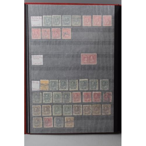 489 - Stock Album Containing a Selection of Canadian Postage Stamps dating From 1897